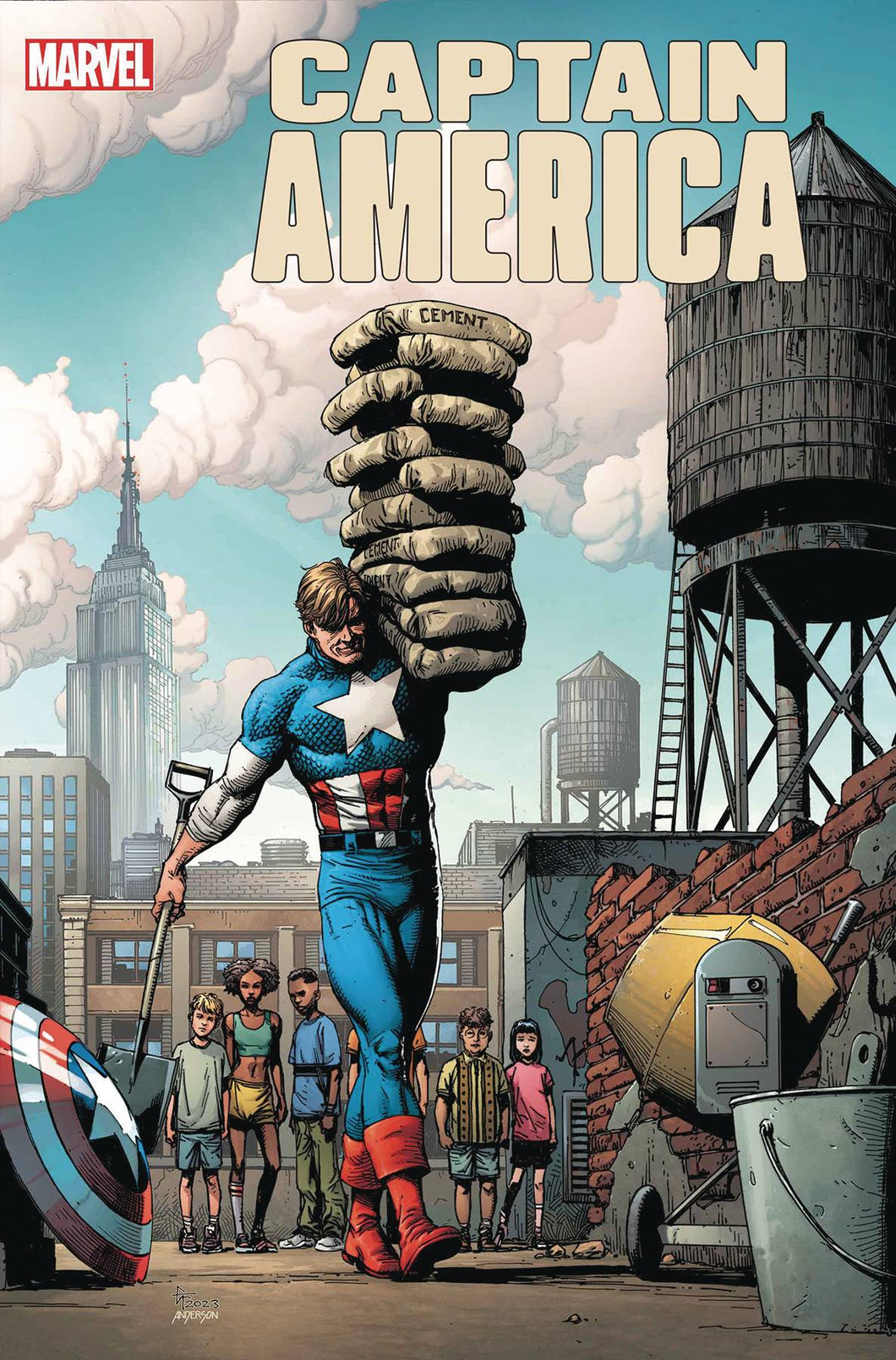 Captain America #1 Comic Book - Gary Frank Variant