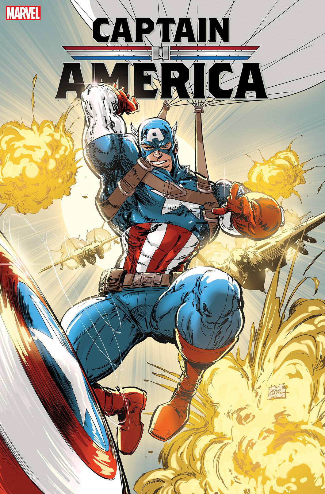 Captain America #1 Comic Book - Kaare Andrews (Foil) Variant