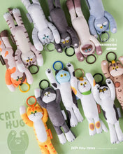 Load image into Gallery viewer, Cat Hug Plush Keychain Blind Box
