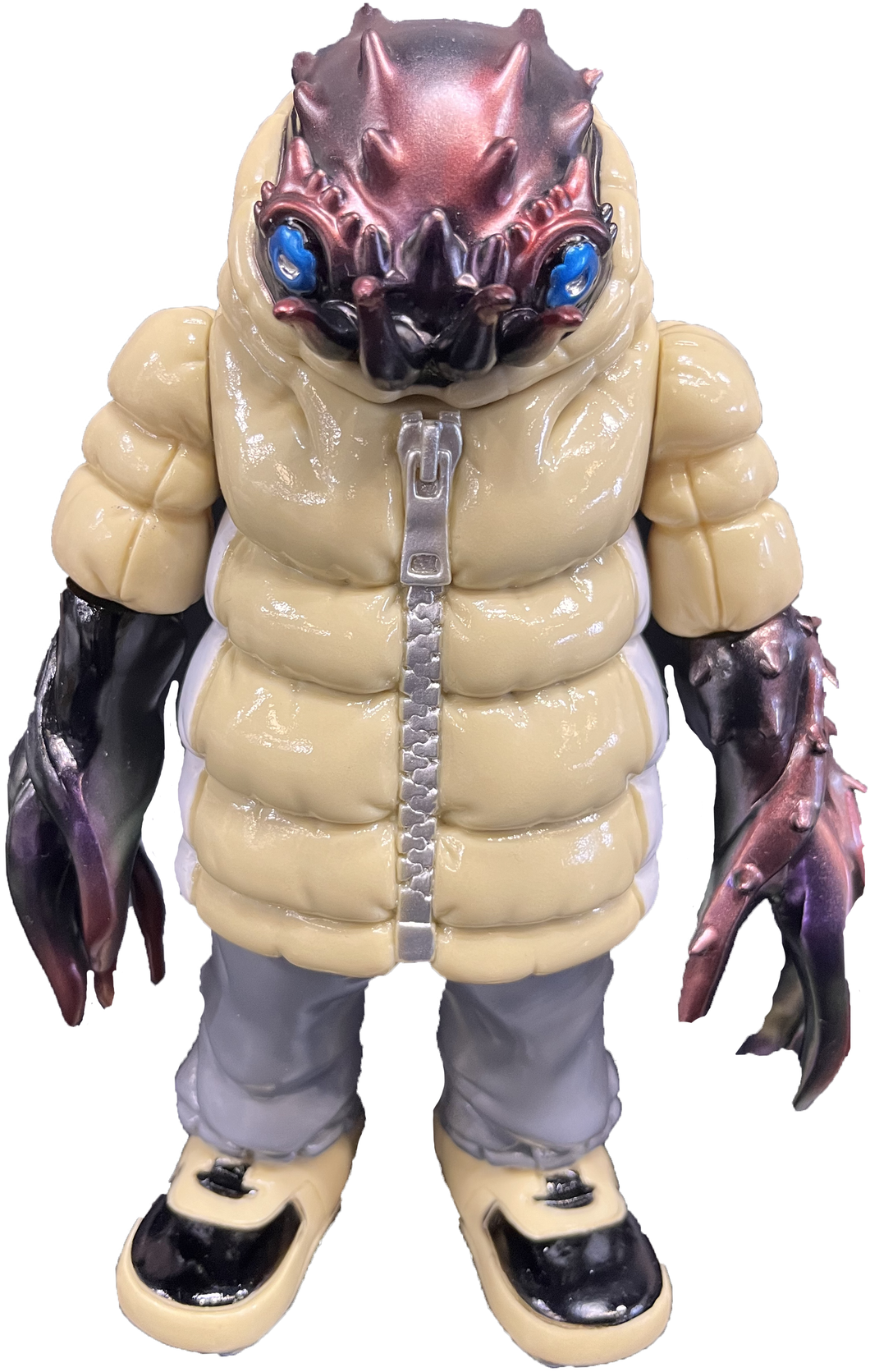 Gyaromi Cthulhu Oid Sofubi Figure (Tan Coat w/ Metallic Purple)