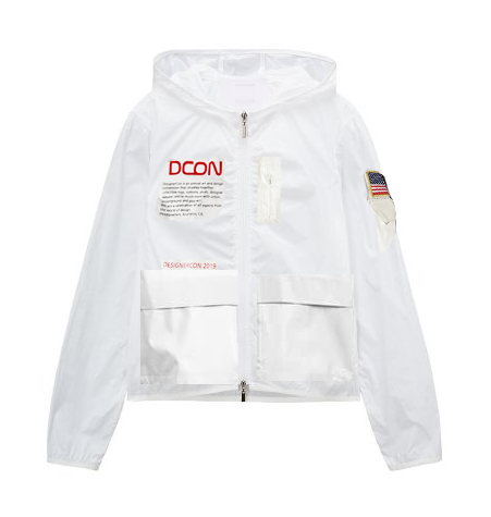 DCON19 White Windbreaker Jacket