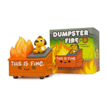 Load image into Gallery viewer, 100% Soft Dumpster Fire Vinyl Figure - This is Fine
