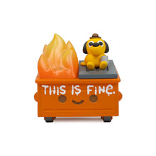 Load image into Gallery viewer, 100% Soft Dumpster Fire Vinyl Figure - This is Fine
