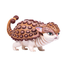 Load image into Gallery viewer, Mab Graves Dinokitties AnCATylosaurus Persimmon Orange Vinyl Figure
