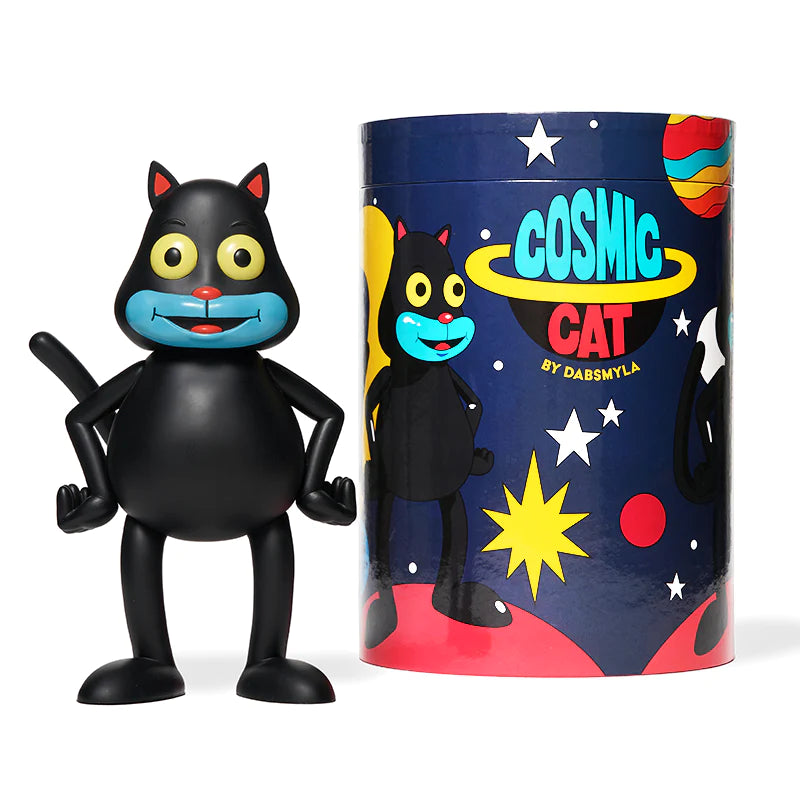 Dabs & Myla Cosmic Cat Figure (Black)