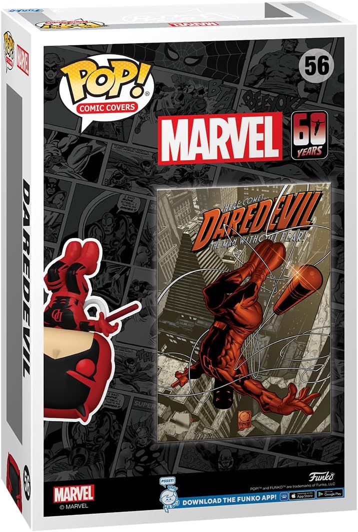 デアデビルFunko POP! Comic Covers 56 Funko Pop! Comic Cover 56 Daredevil - 60th Anniversary Daredevil