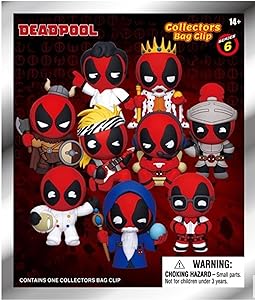 Deadpool Series 6 3D Foam Bag Clip Blind Bag