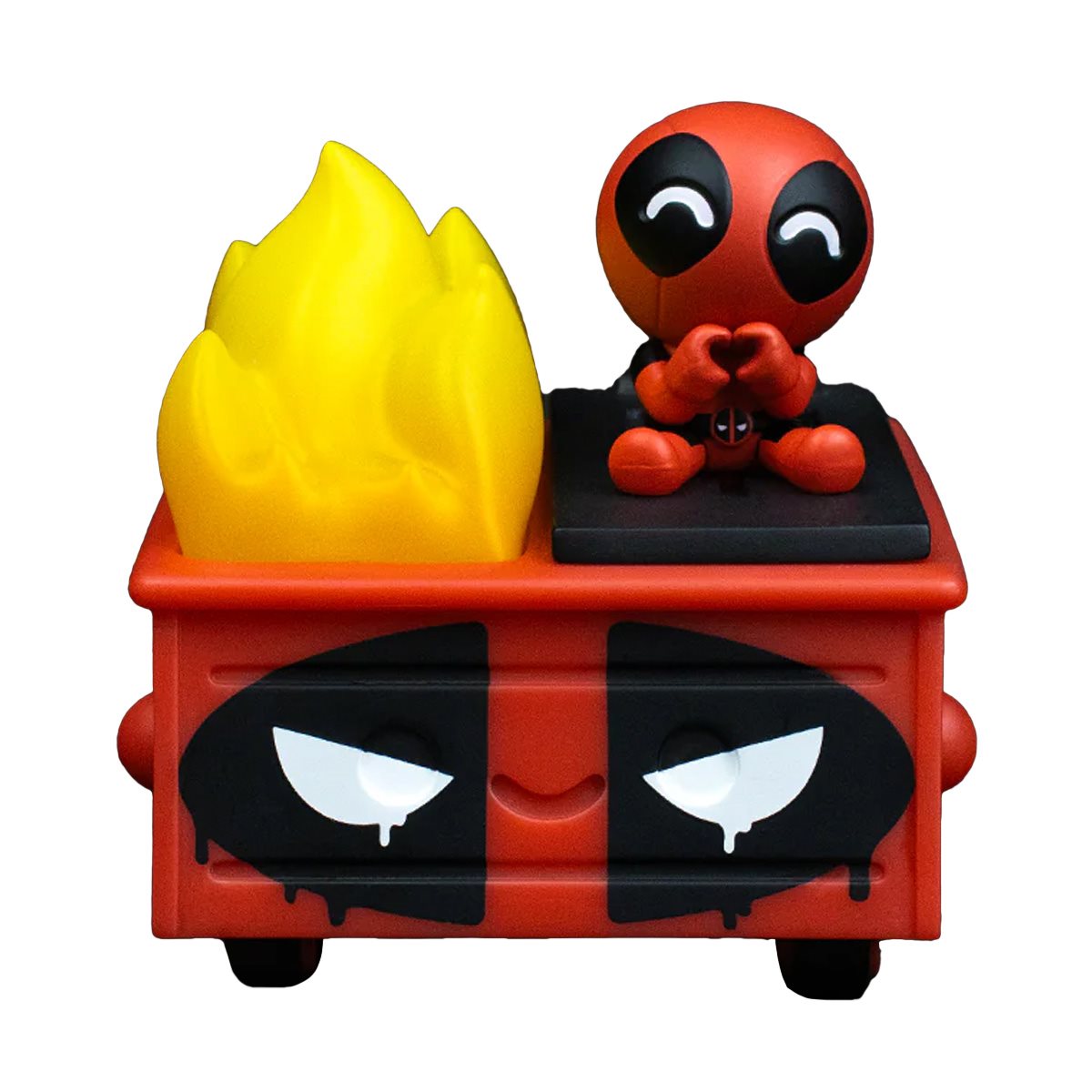 100% Soft Deadpool Dumpster Fire Vinyl Figure – 3DRetro