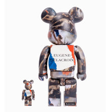 Load image into Gallery viewer, BE@RBRICK EUGÈNE DELACROIX LIBERTY LEADING THE PEOPLE 400％ + 100%
