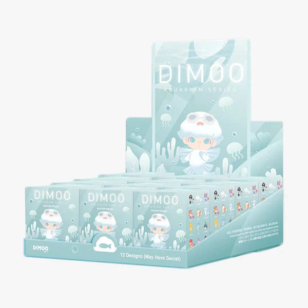 Pop Mart Official Dimoo Aquarium Pin Blindbox (SINGLE BLIND BOX)