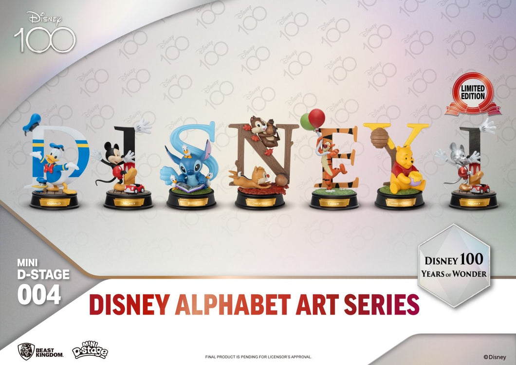 Disney 100 Years of Wonder Mini D-Stage Disney Alphabet Art Blind Box