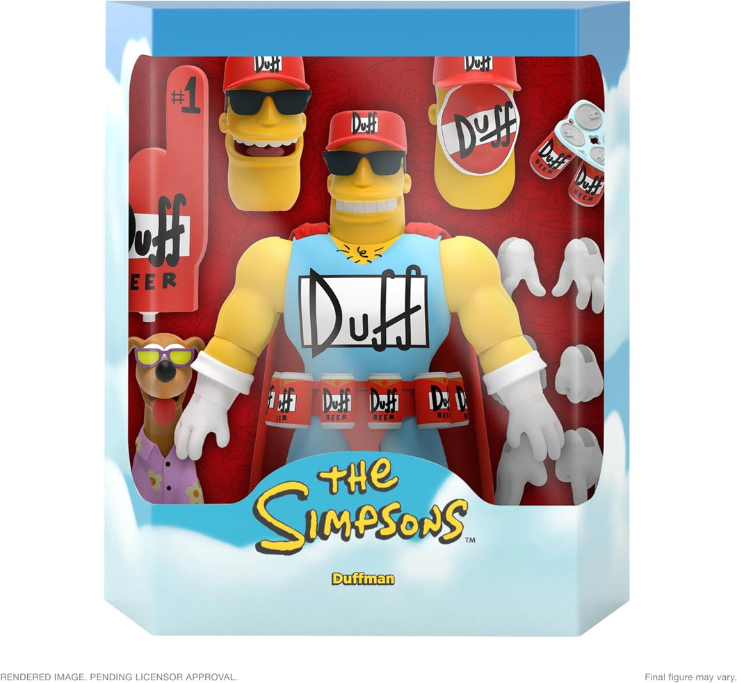 Super7 ULTIMATES! The Simpsons - Duffman Action Figure