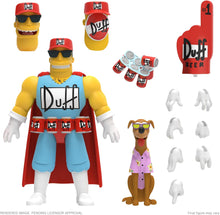 Load image into Gallery viewer, Super7 ULTIMATES! The Simpsons - Duffman Action Figure
