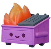 Load image into Gallery viewer, 100% Soft Dumpster Fire Cough Syrup Purple Vinyl Figure
