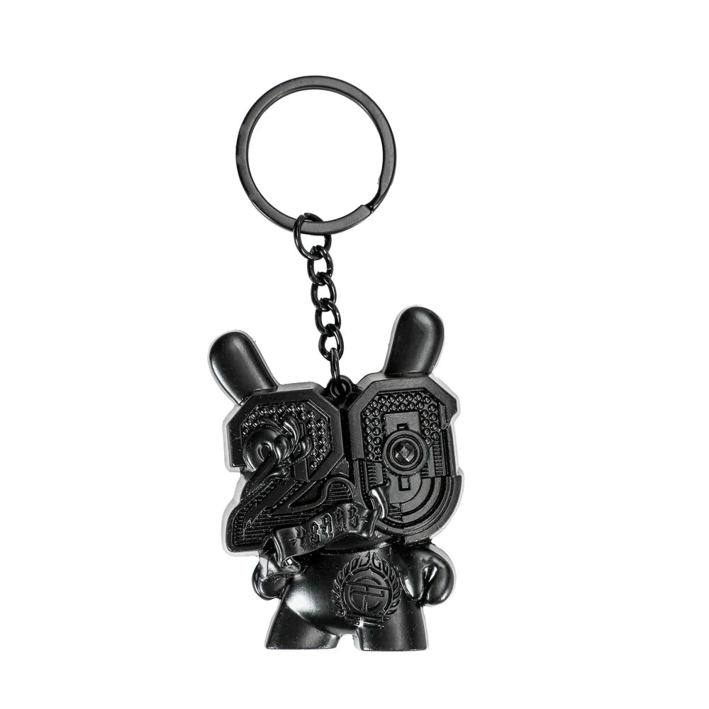 Kidrobot 20th Anniversary Dunny Keychain - Black