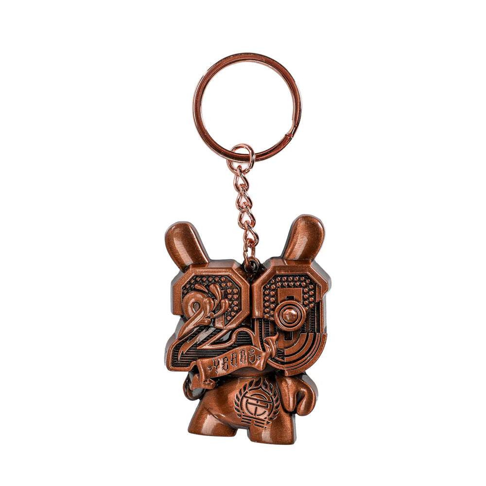 Kidrobot 20th Anniversary Dunny Keychain - Copper