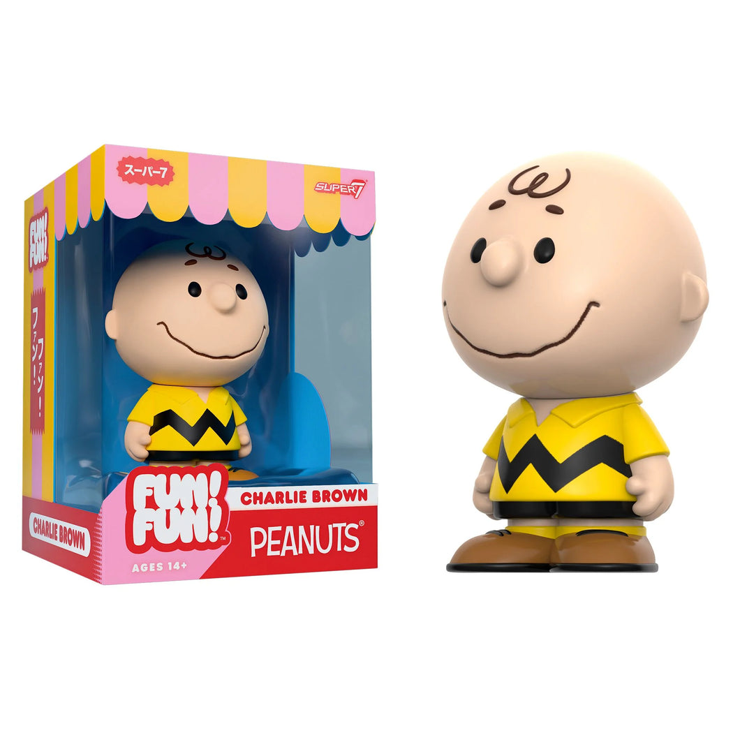 Super7 Toho FUN! FUN! Peanuts Vinyl Figure - Charlie Brown (Yellow Shirt)