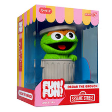 Load image into Gallery viewer, Super7 FUN! FUN! Sesame Street Vinyl Figure - Oscar the Grouch
