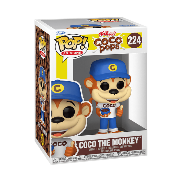 Funko Pop! Ad Icons 224 Kellogg's Coco The Monkey – 3DRetro