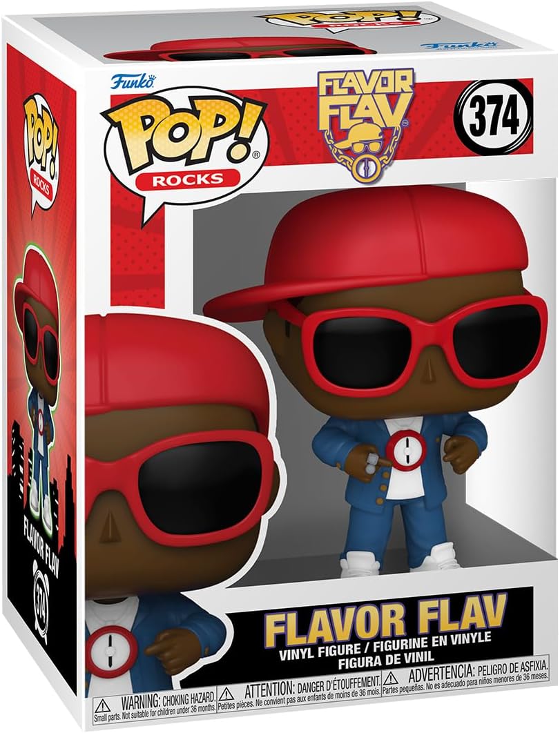 Funko Pop! Rocks 374 Flavor of Love - Flavor Flav Figure