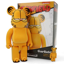 Load image into Gallery viewer, BE@RBRICK GARFIELD FLOCKY 400％ + 100%
