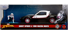 Load image into Gallery viewer, Jada Toys Marvel&#39;s Spider-Man Ghost Spider &amp; 1990 Mazda Miata
