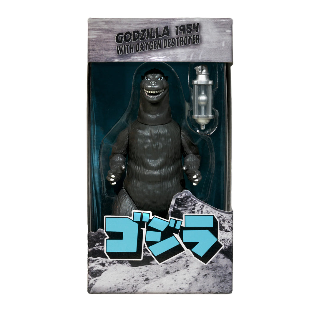Super7 Toho ReAction Figure - Godzilla '54 (Silver Screen w/Oxygen Bomb)