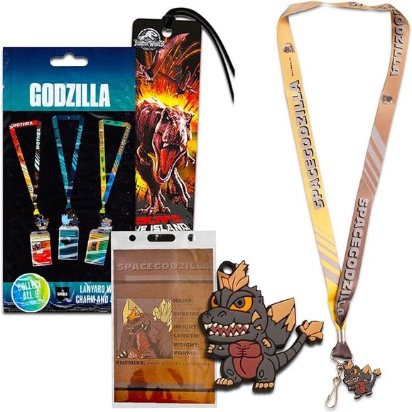 Godzilla Lanyard with Charm and Card Holder Blind Bag – 3DRetro