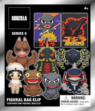 Load image into Gallery viewer, Godzilla Series 5 3D Foam Bag Clip Mystery Pack
