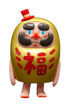 Load image into Gallery viewer, How2Work Daruman Gold/Gold Chrome Sofubi Figure - BLIND BOX
