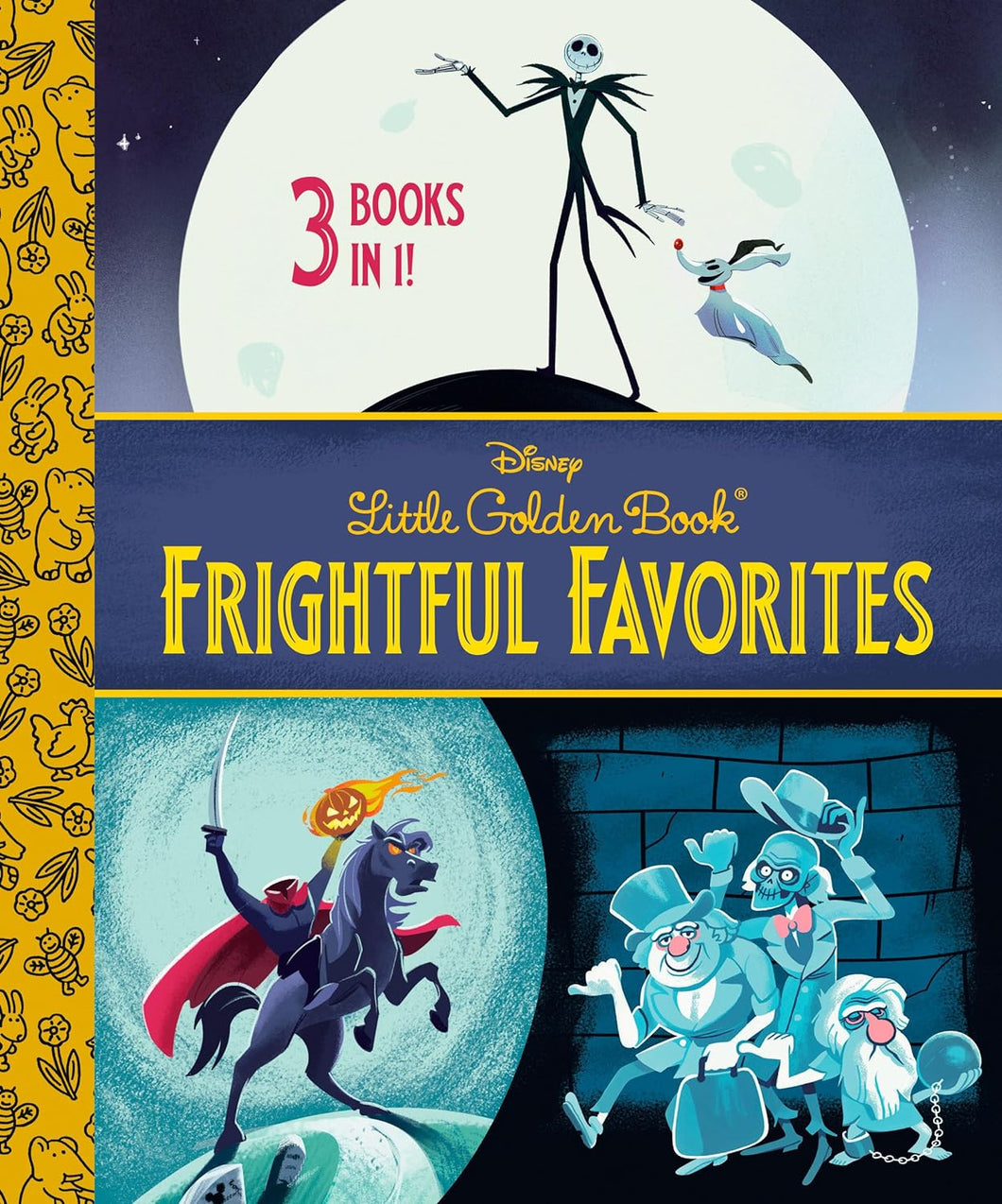 Little Golden Book Disney Frightful Favorites 3-in-1 Book