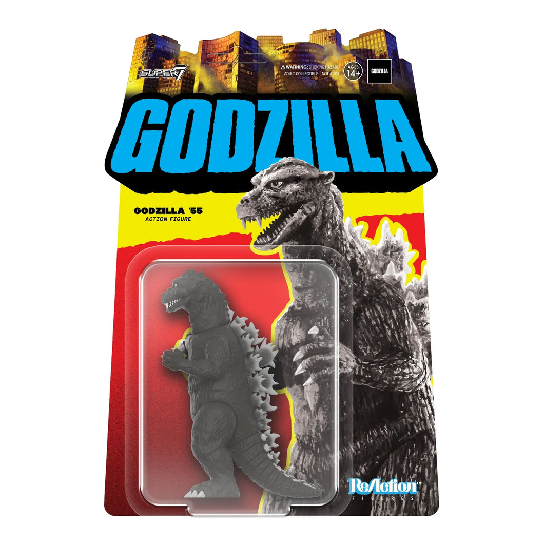 Super7 Toho ReAction Figure - Godzilla - Godzilla '55 (Grayscale)