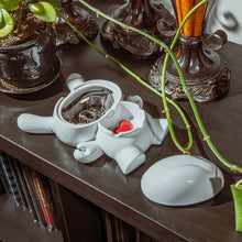 Load image into Gallery viewer, L.I.E. (LOVE ISN’T EASY) Dunny Ceramic Ashtray: PURE Edition

