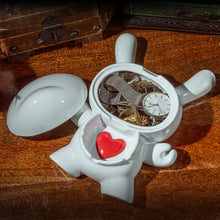 Load image into Gallery viewer, L.I.E. (LOVE ISN’T EASY) Dunny Ceramic Ashtray: PURE Edition
