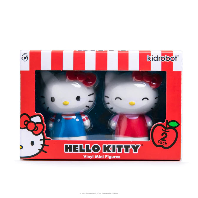 Hello Kitty Vinyl Mini Figure Classic 2 Pack Set