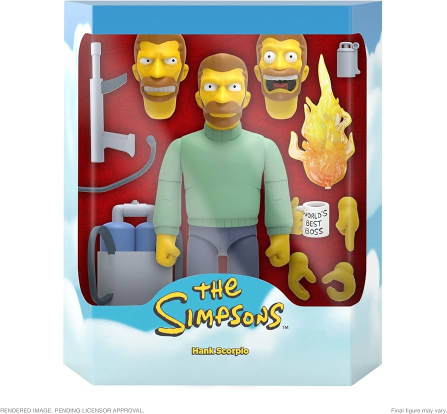 Super7 ULTIMATES! The Simpsons - Hank Scorpio Action Figure