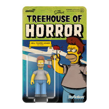 Load image into Gallery viewer, Super7 The Simpsons ReAction Figure - Treehouse of Horror - Hell Toupee Homer

