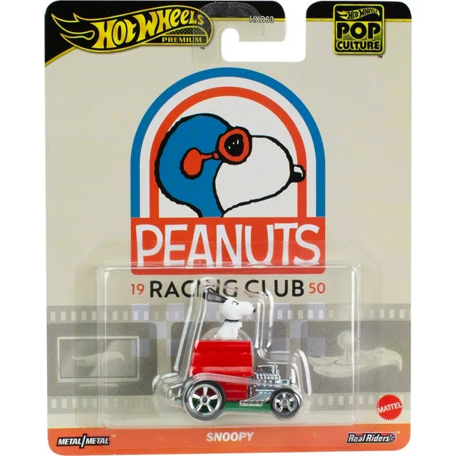 Hot Wheels Pop Culture - Peanuts Racing Club Snoopy