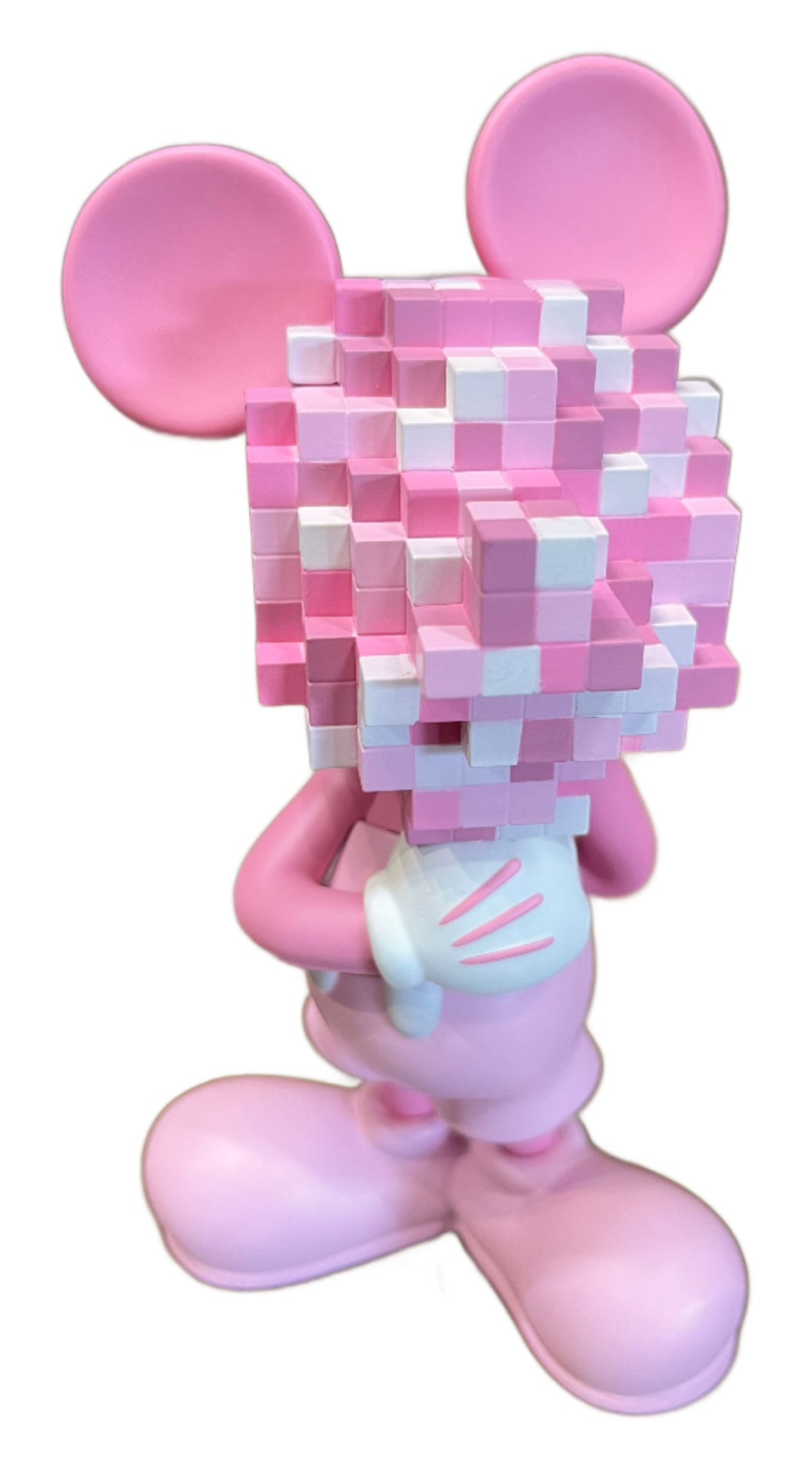 Milk Cargo Mickey Mosaic Figure - Pink Colorway