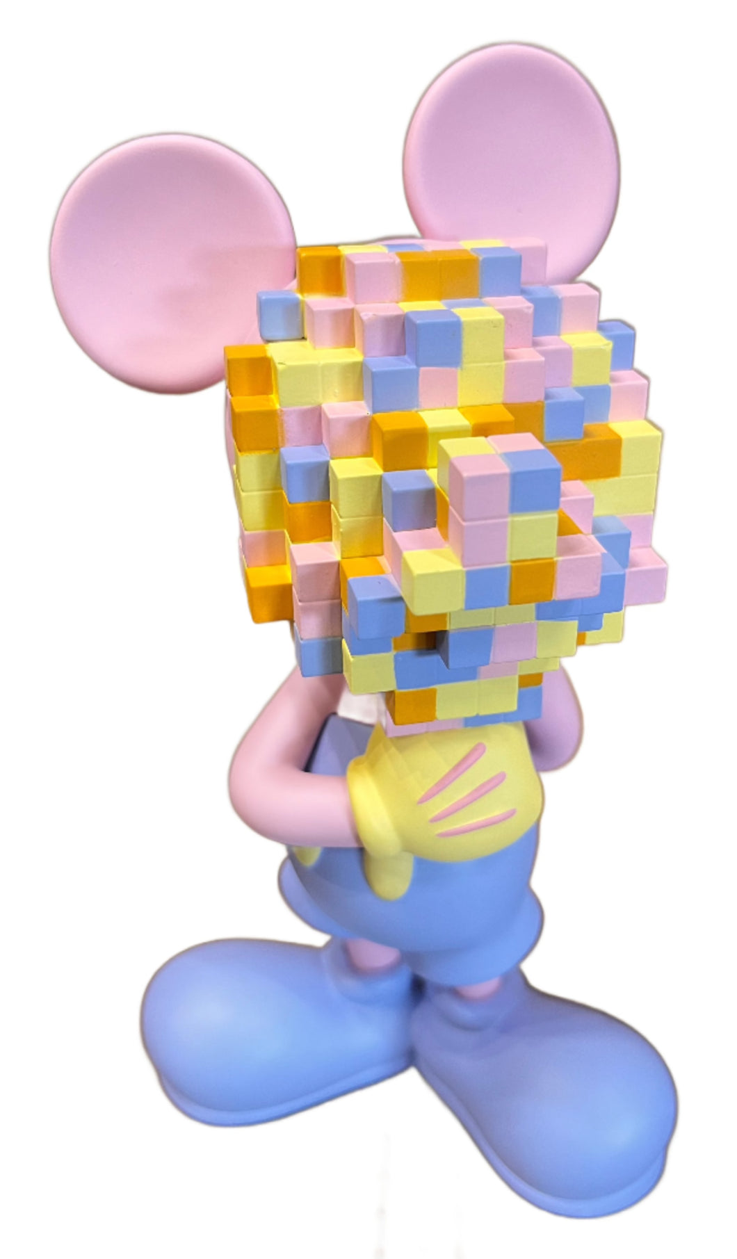 Milk Cargo Mickey Mosaic Figure - Pink Mixed Colorway