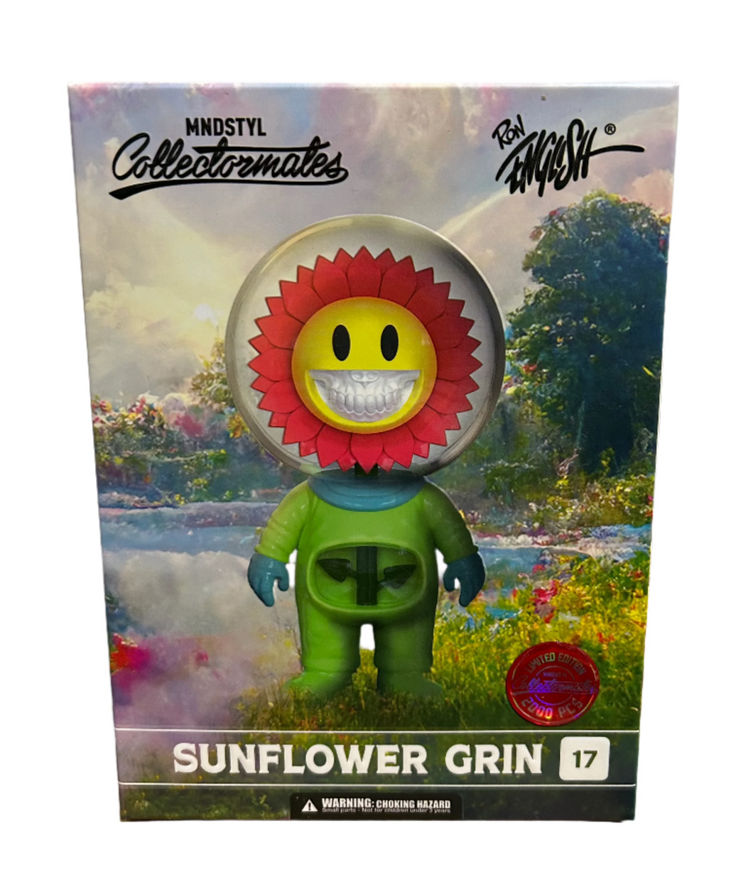 Mindstyle x Ron English Sunflower Grin Figure