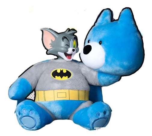 Soap Studio Tom & Jerry Plush Figure - Tom as Batman