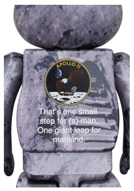 BE@RBRICK MOON FOOTPRINTS 100% & 400% – 3DRetro