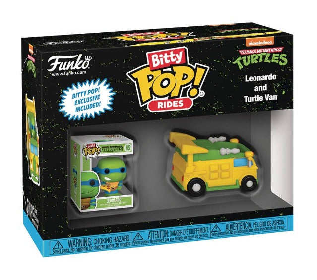 Funko Bitty Pop! Rides TMNT - Leonardo with Van