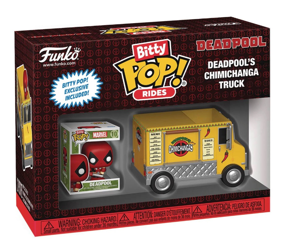 Funko Bitty Pop! Rides Deadpool - Deadpool with Chimichanga Truck