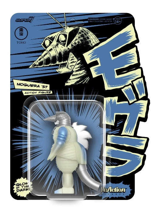 Super7 Toho ReAction Figure - Godzilla Day - Moguera '57 (Glow)