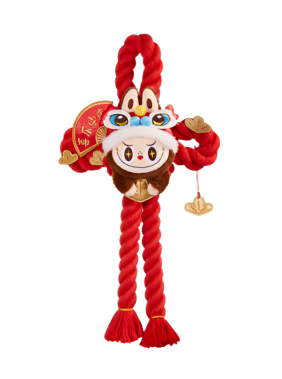 Pop Mart Official Wealthy Snake's New Year Celebration Series - Labubu Plush Door Decoration