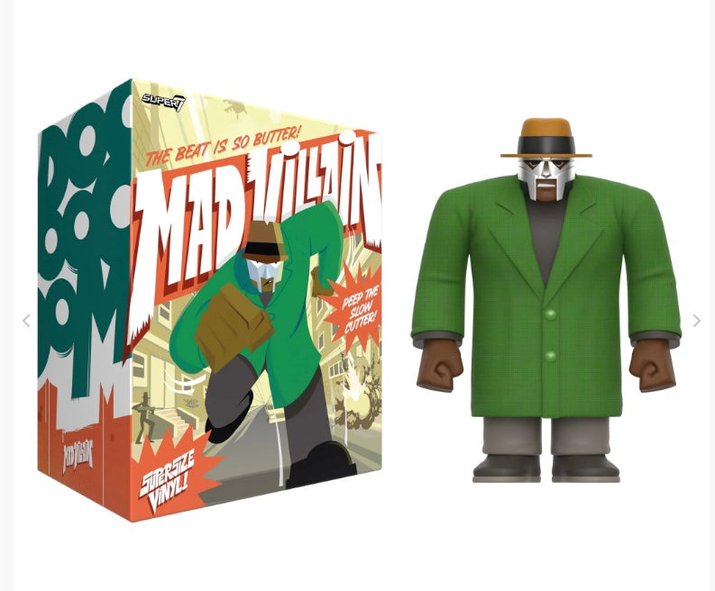 Super7 MF Doom  x MadLib Madvillain SuperSize Vinyl Figure