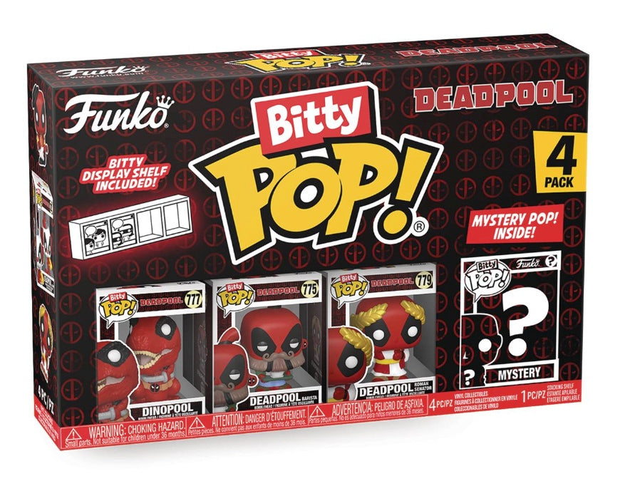 Funko Bitty Pop! Deadpool - Dinopool 4 Pack