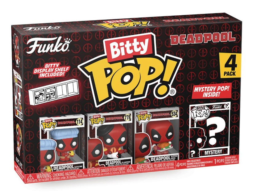 Funko Bitty Pop! Deadpool - Deadpool Bath time 4 Pack